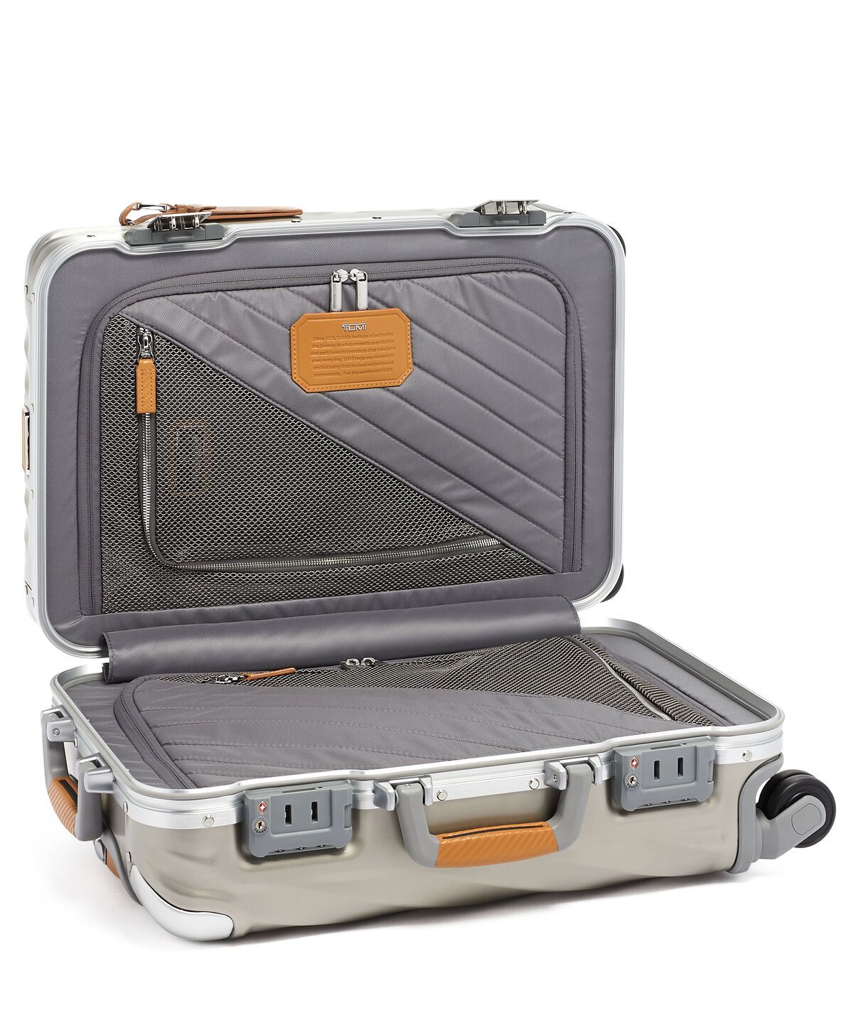 TUMI 19 Degree Titanium INTERNATIONAL CARRY-ON  Titanium