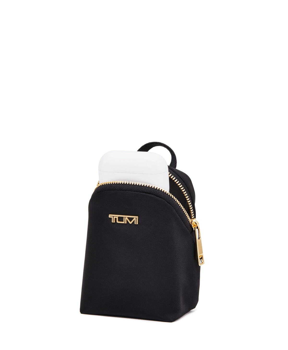 TUMI Voyageur CHARM POUCH  Black/Gold