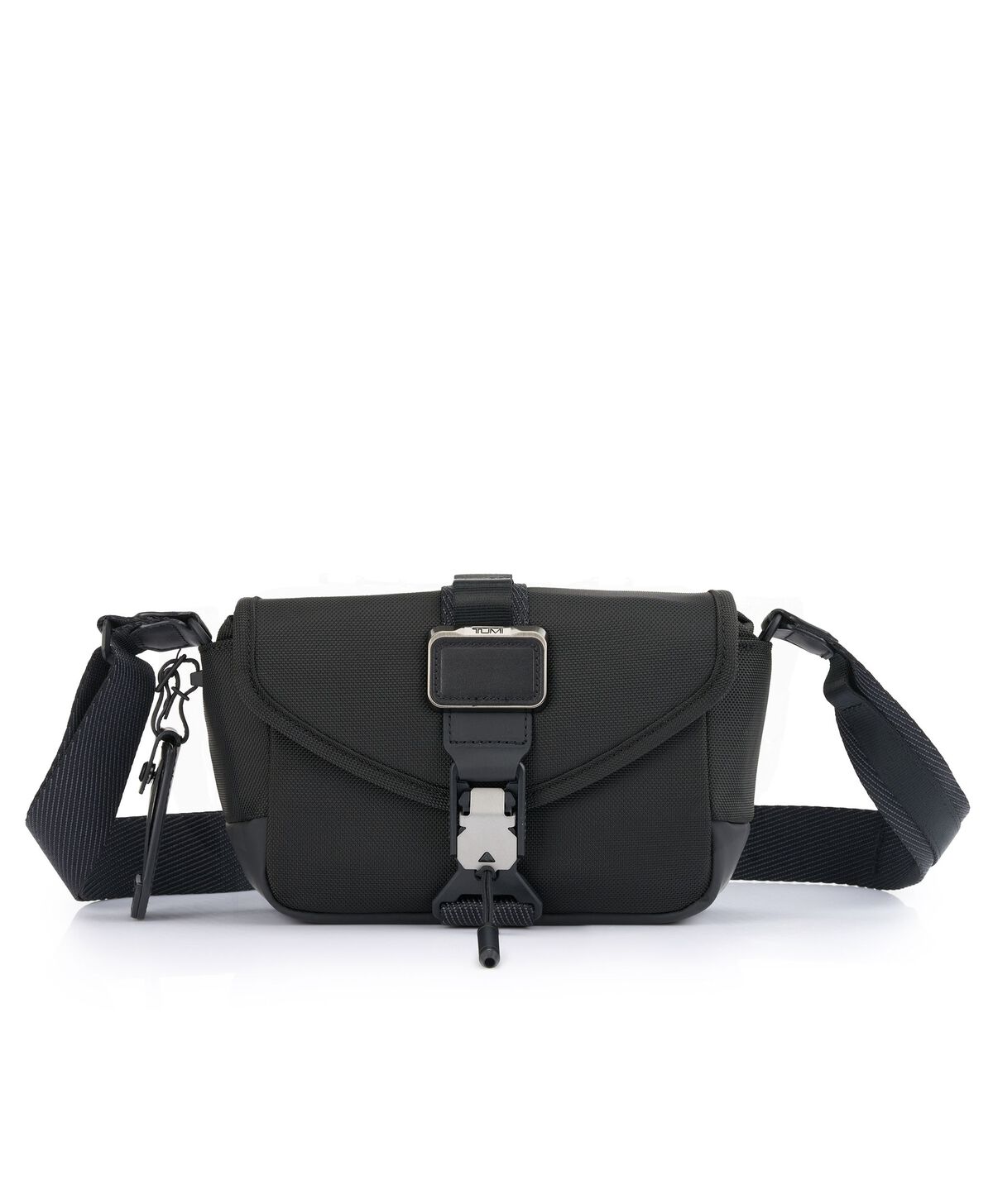 TUMI Alpha Bravo COMPASS FLAP CROSSBODY  Black