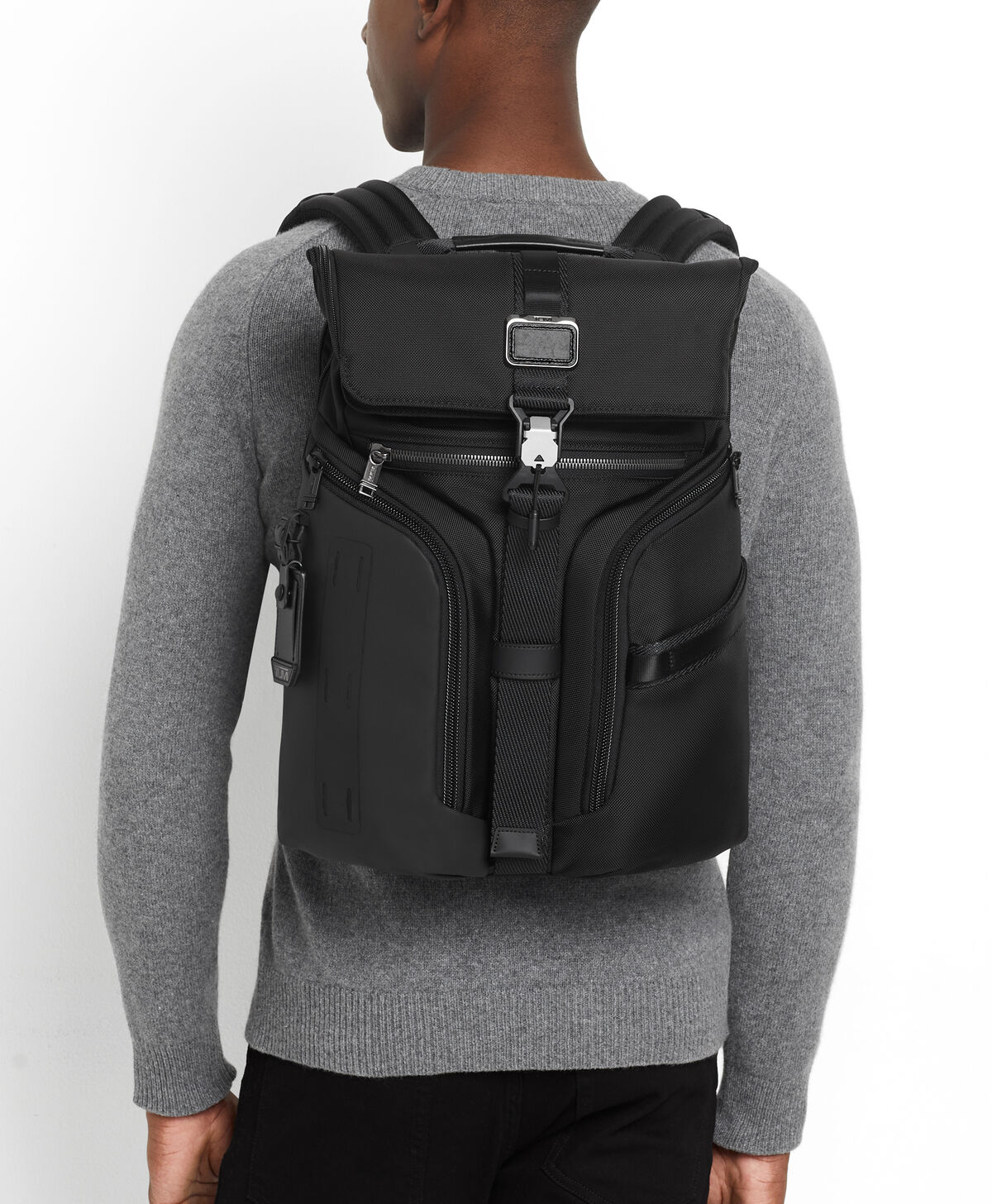 TUMI Alpha Bravo LOGISTICS BACKPACK  Black