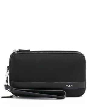 Alpha Triple Zip Clutch