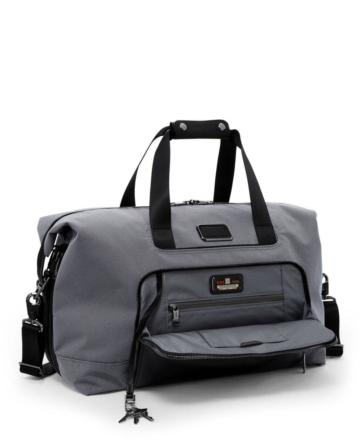 TUMI Alpha 3 DOUBLE EXPANSION SATCHEL  Meteor Grey