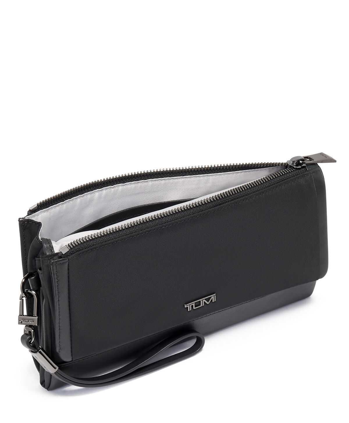 TUMI Voyageur Slg TRAVEL WALLET  Black/Gunmetal