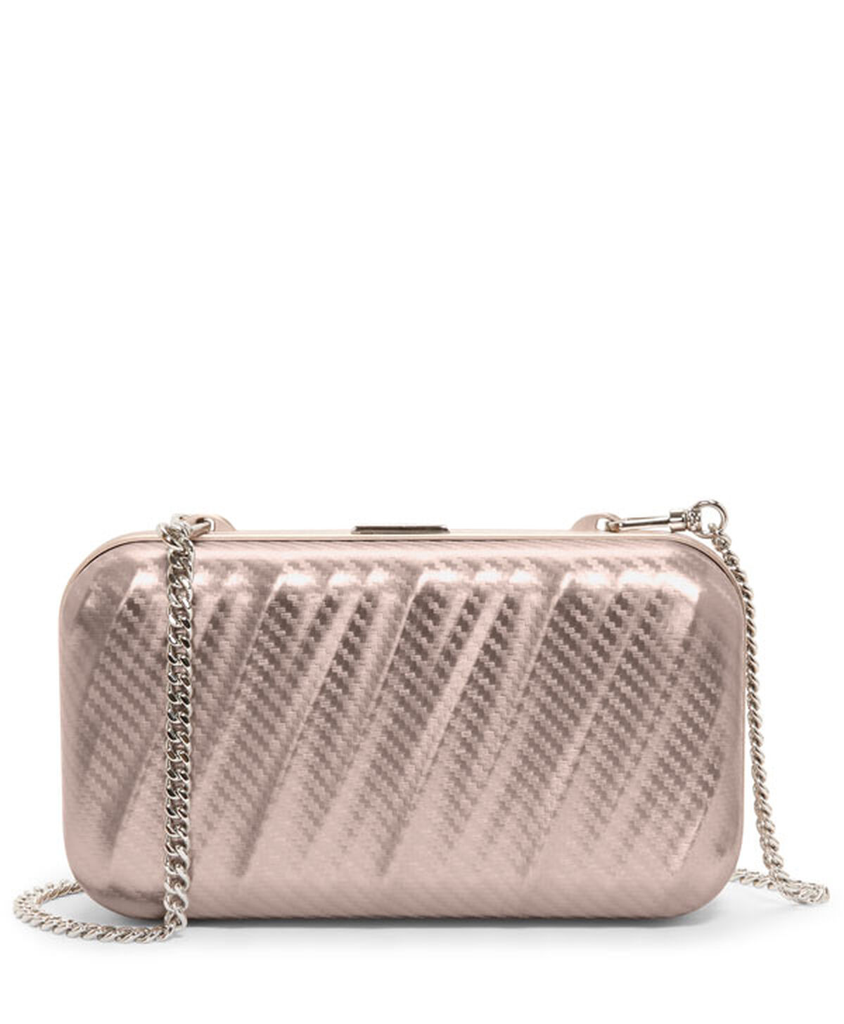 TUMI 19 Degree Aluminium MINAUDIERE  Texture Blush