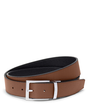 Belts Rectangle Reversible Saffiano Leather Belt, 35mm