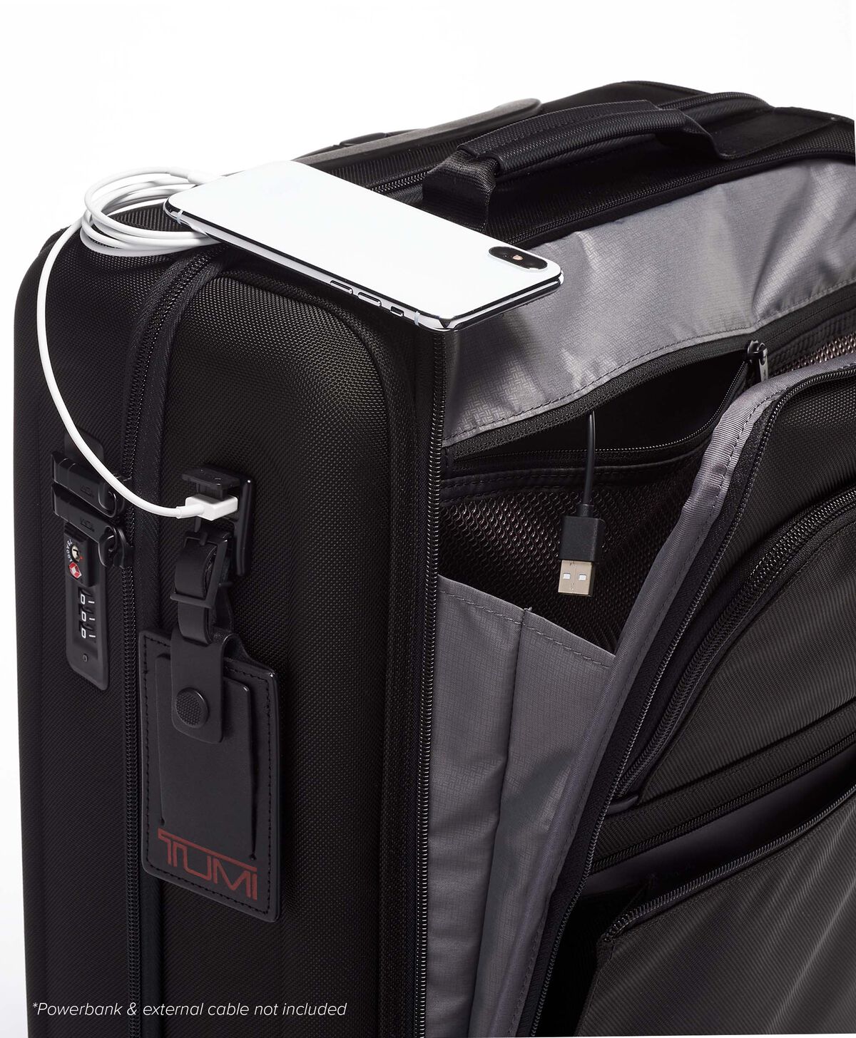 TUMI Alpha 3 INTL SLIM SUPER LEGER C/O Black