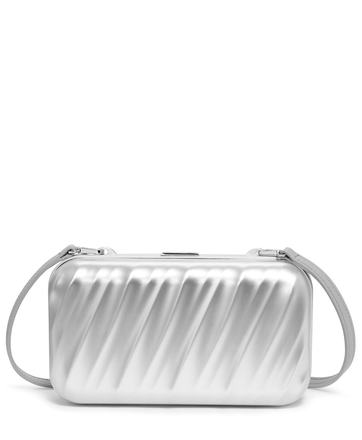 TUMI 19 Degree Aluminium MINAUDIERE Silver