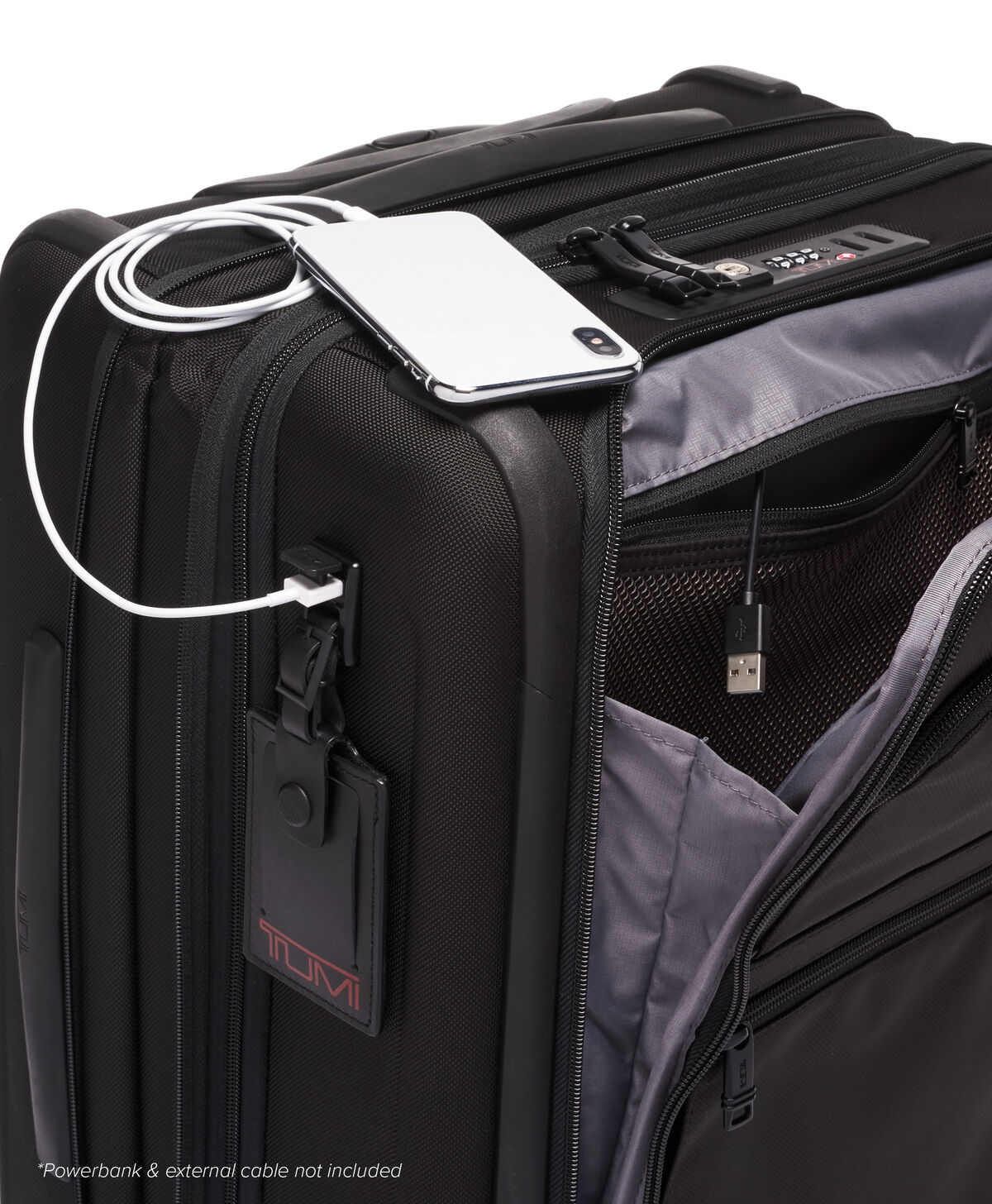 TUMI Alpha 3 CONT EXP 4 WHL C/O Black