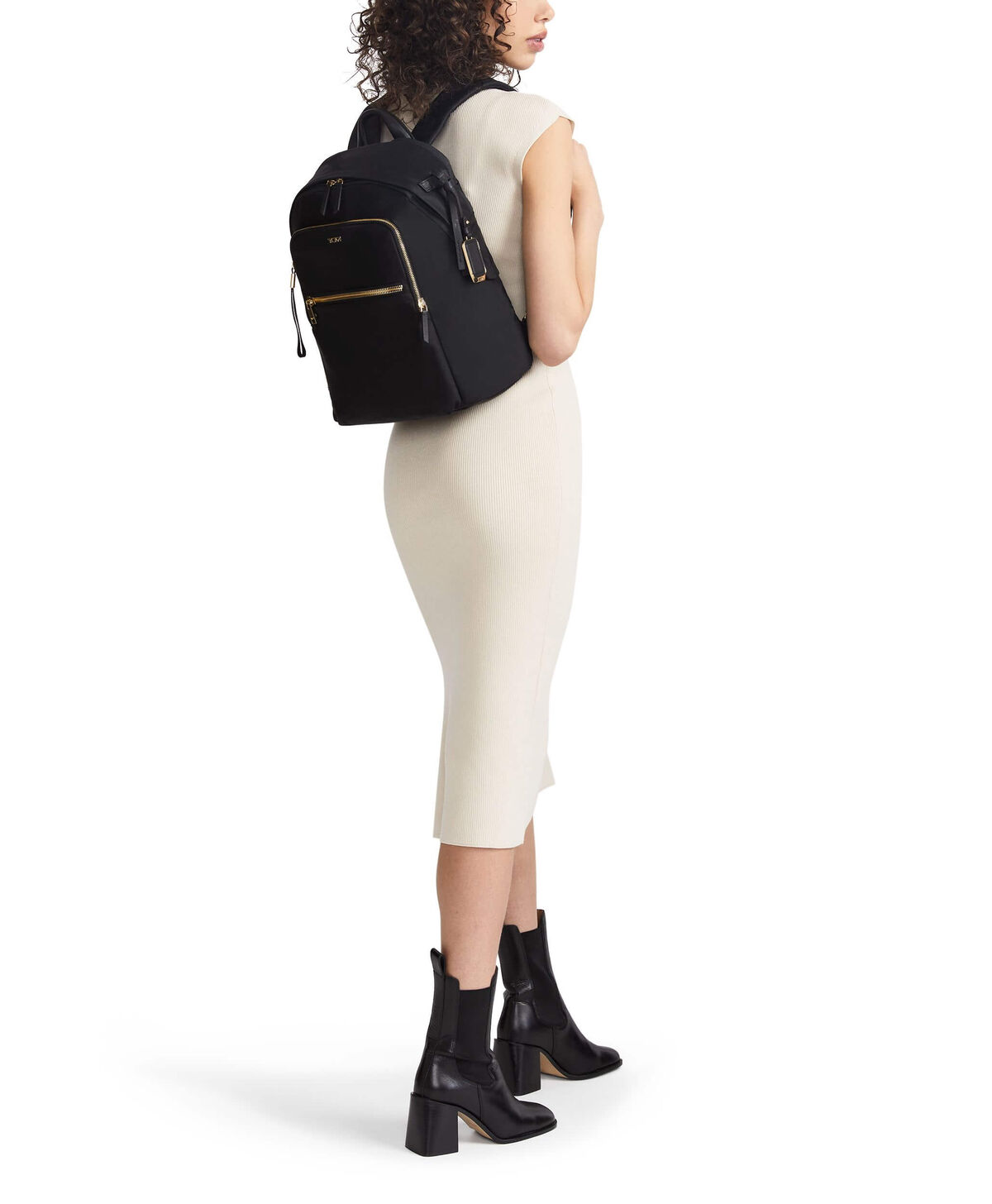 TUMI Voyageur HALSEY BACKPACK  Black/Gold