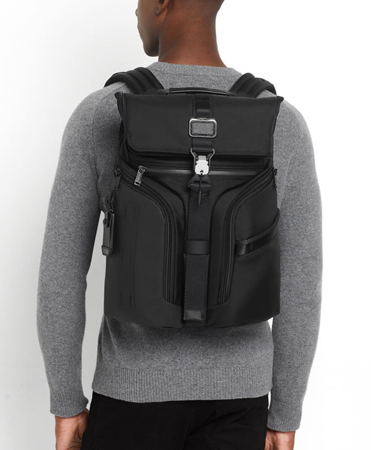 TUMI Alpha Bravo LOGISTICS BACKPACK  Charcoal