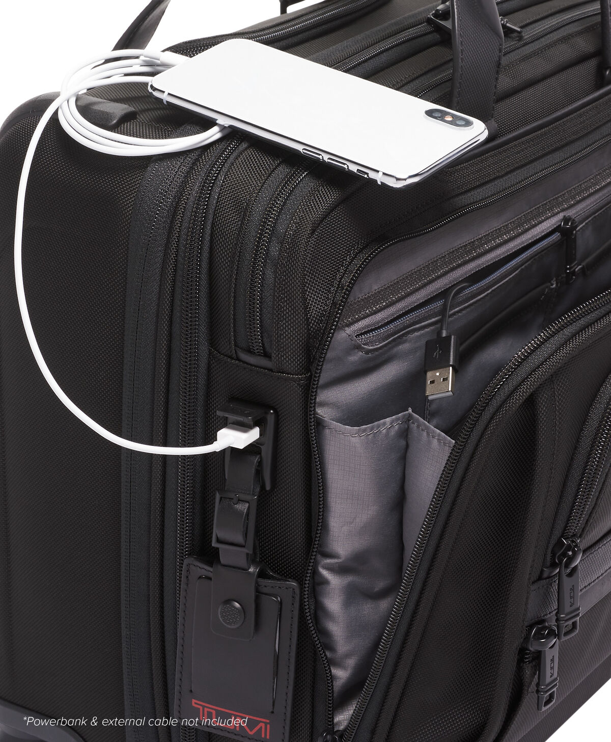 TUMI Alpha 3 DLX 4 WHL LPTP CASE BRIEF Black