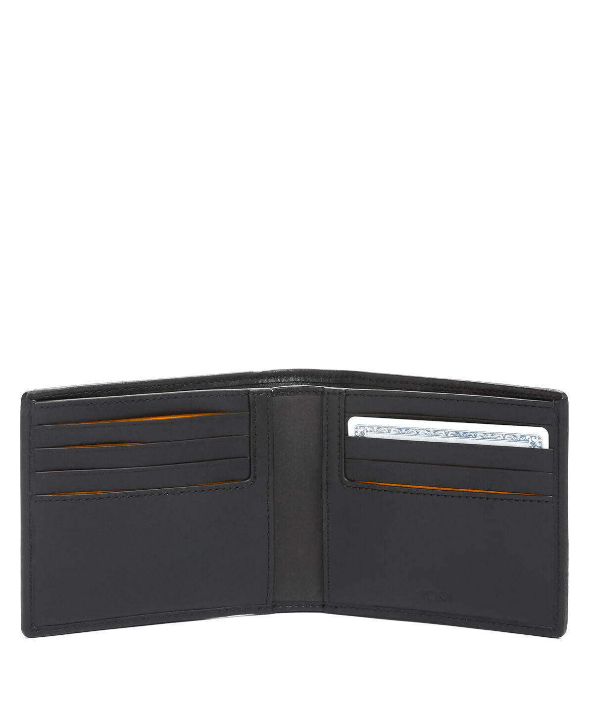 TUMI GLOBAL DOUBLE BILLFOLD Carbon/Papaya