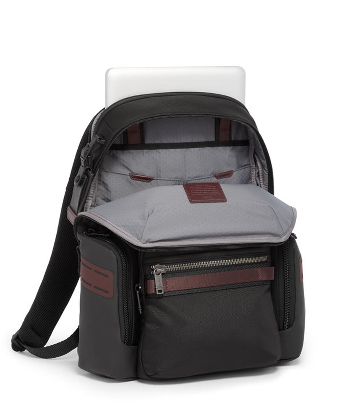 TUMI ALPHA BRAVO Navigation Backpack Oxblood