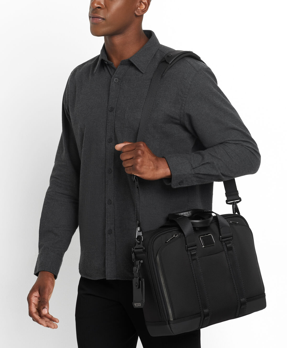 TUMI Alpha Bravo ADVANCED BRIEF  Black