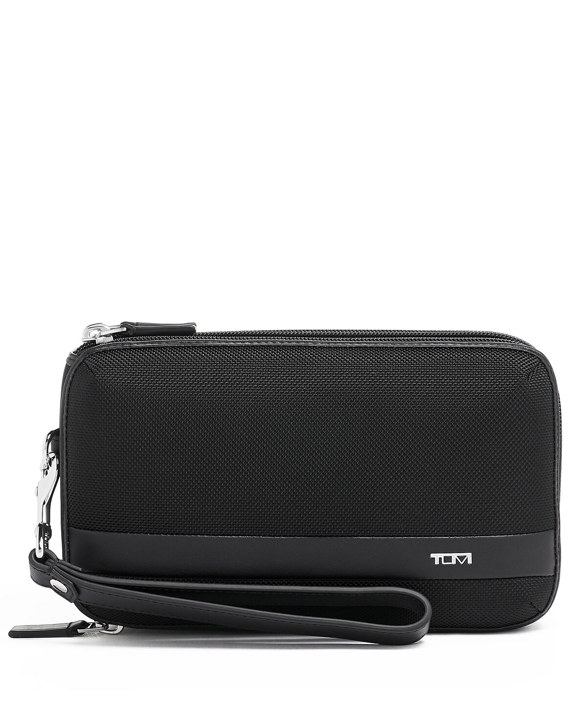 TUMI Alpha TRIPLE ZIP CLUTCH  Black