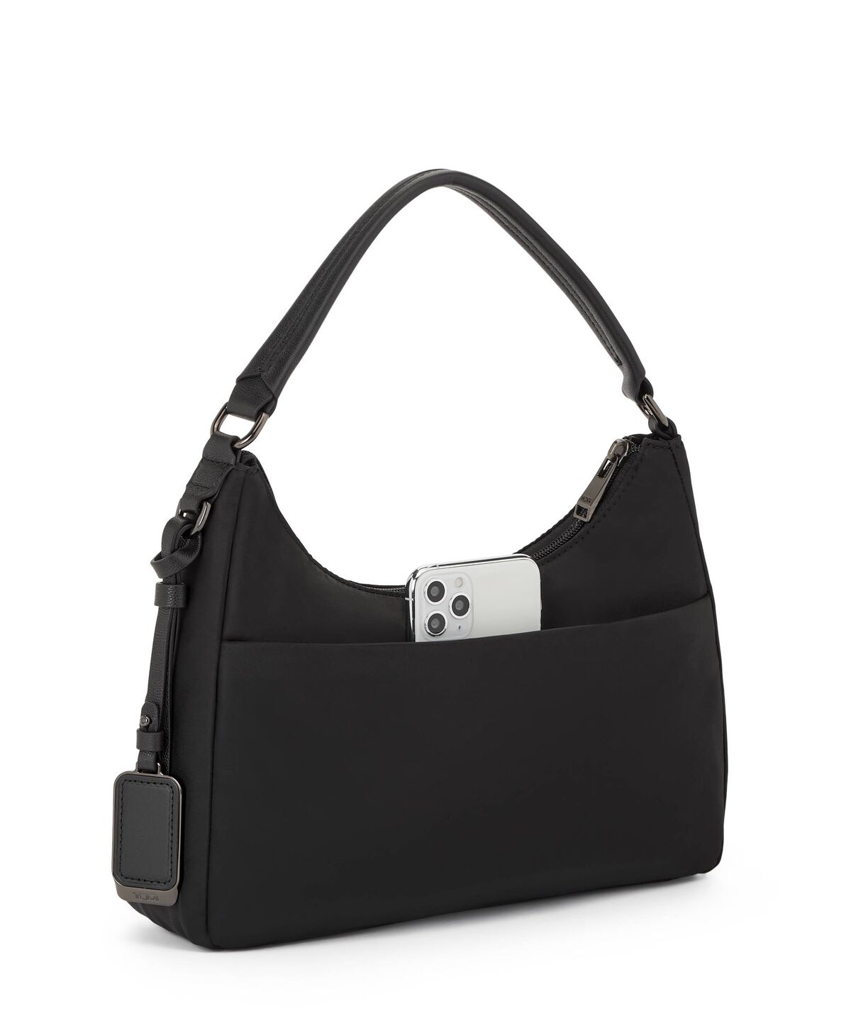 TUMI Voyageur ADELAIDE HOBO CROSSBODY  Black/Gunmetal