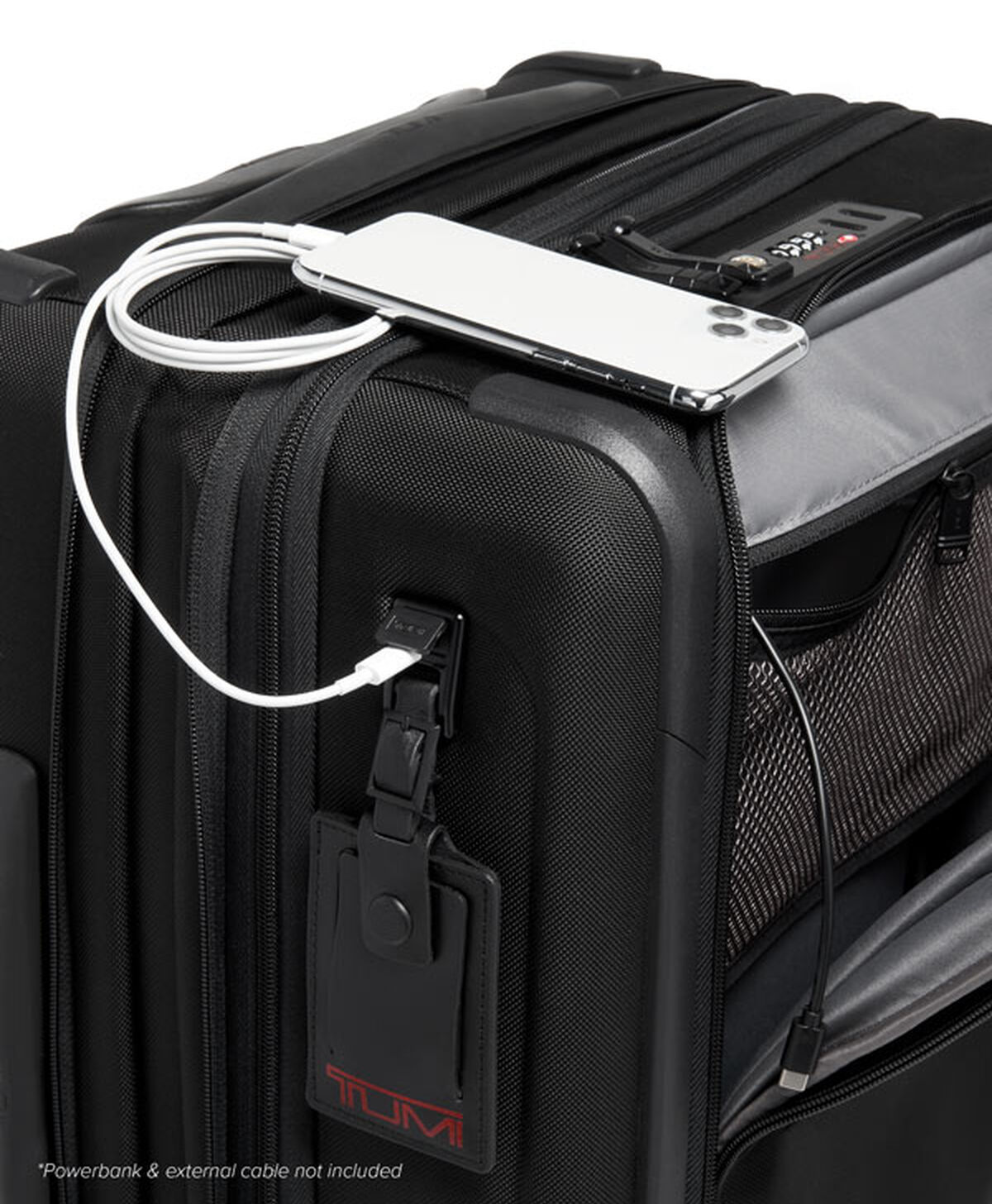 TUMI Alpha 3 CONT DUAL ACCESS 4WHL C/O Black