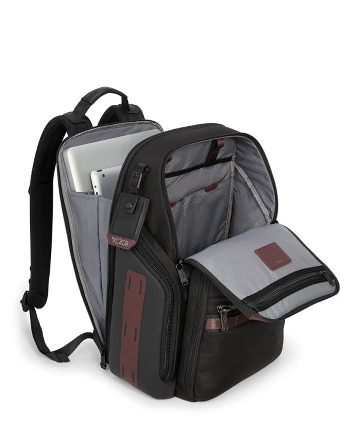 TUMI ALPHA BRAVO Search Backpack Oxblood