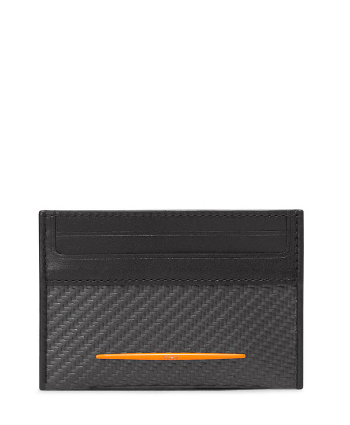 TUMI TUMI McLaren SLIM CARD CASE  Carbon/Papaya