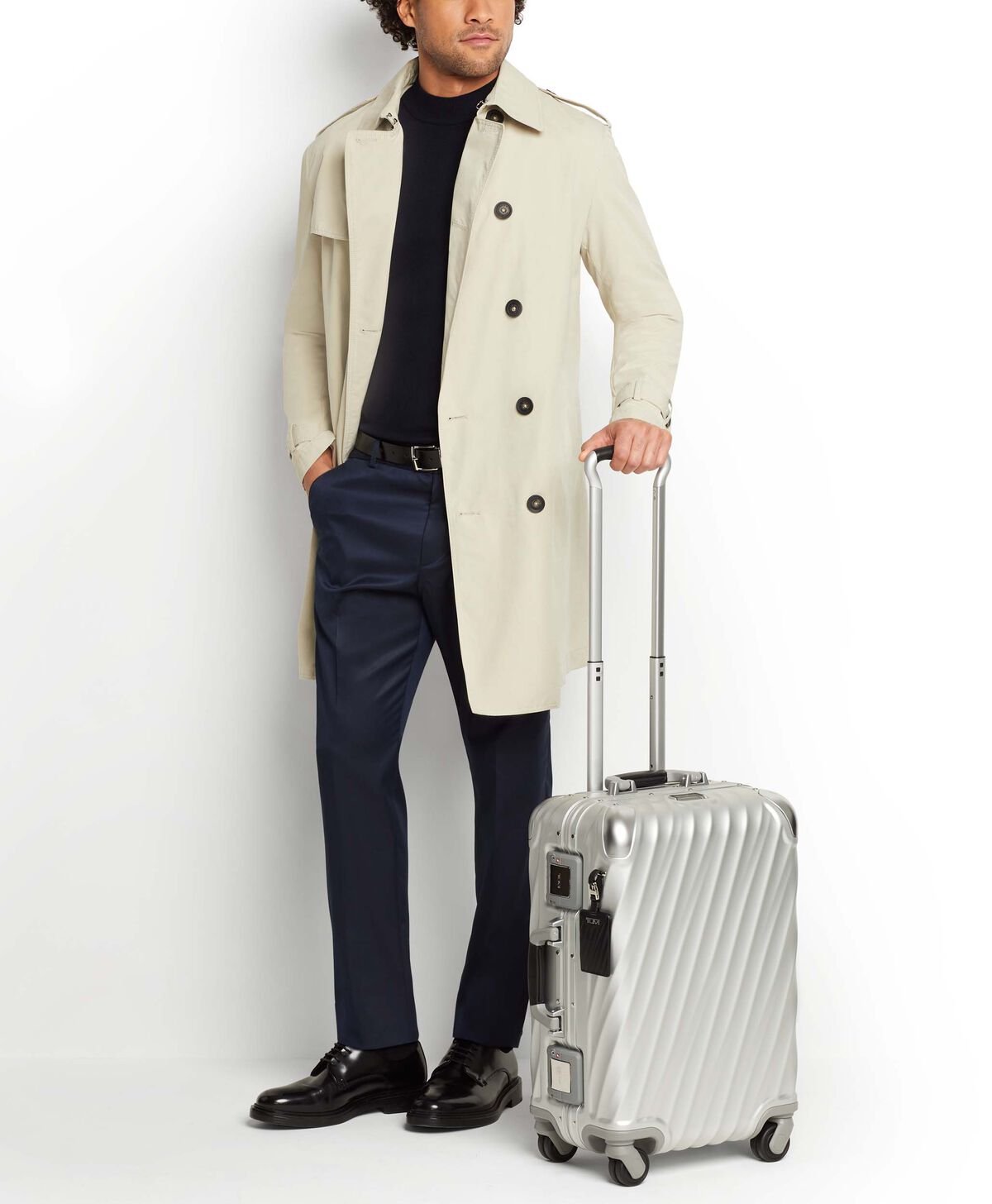 TUMI 19 Degree Aluminium INTERNATIONAL CARRY-ON Silver