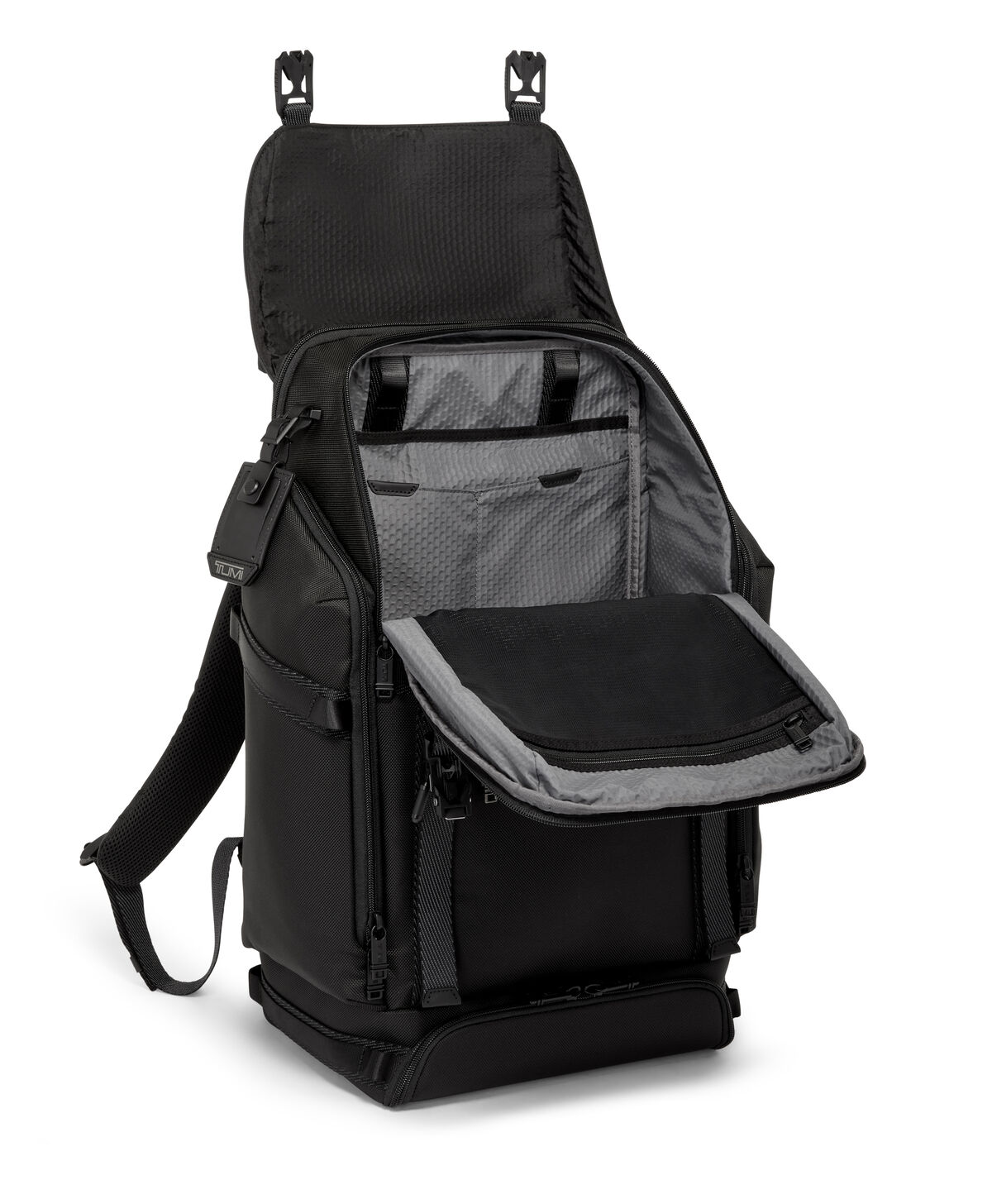 TUMI Alpha Bravo EXPEDITION FLAP BACKPACK  Black