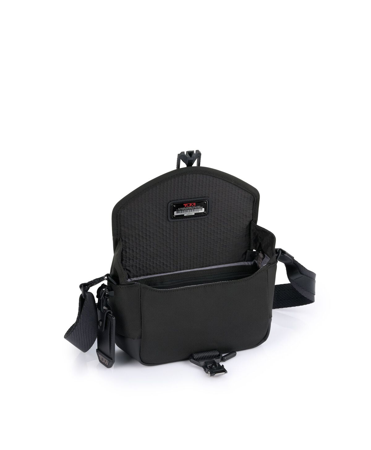 TUMI Alpha Bravo COMPASS FLAP CROSSBODY  Black