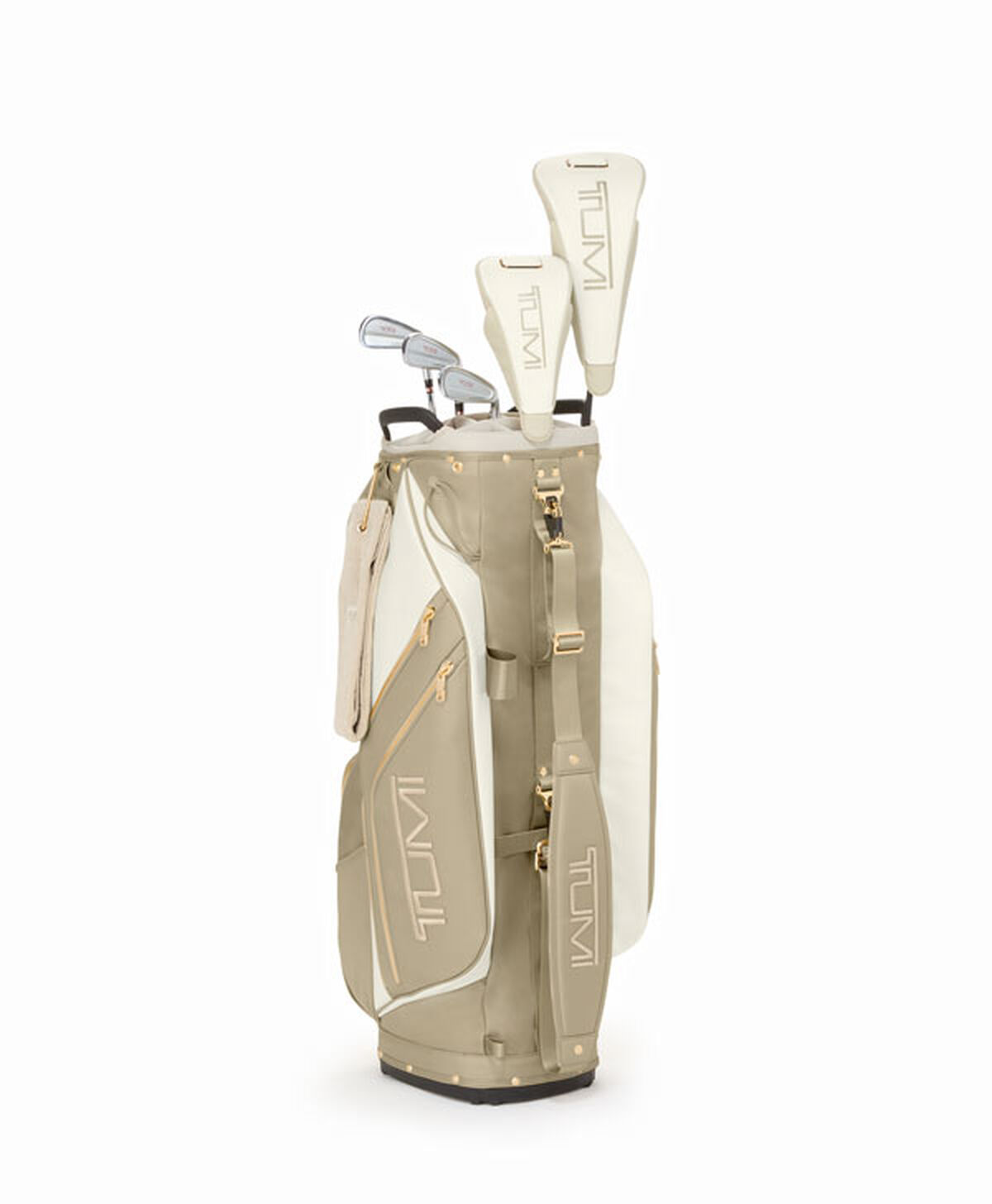 TUMI Alpha 3 GOLF CART BAG  Off White/Tan