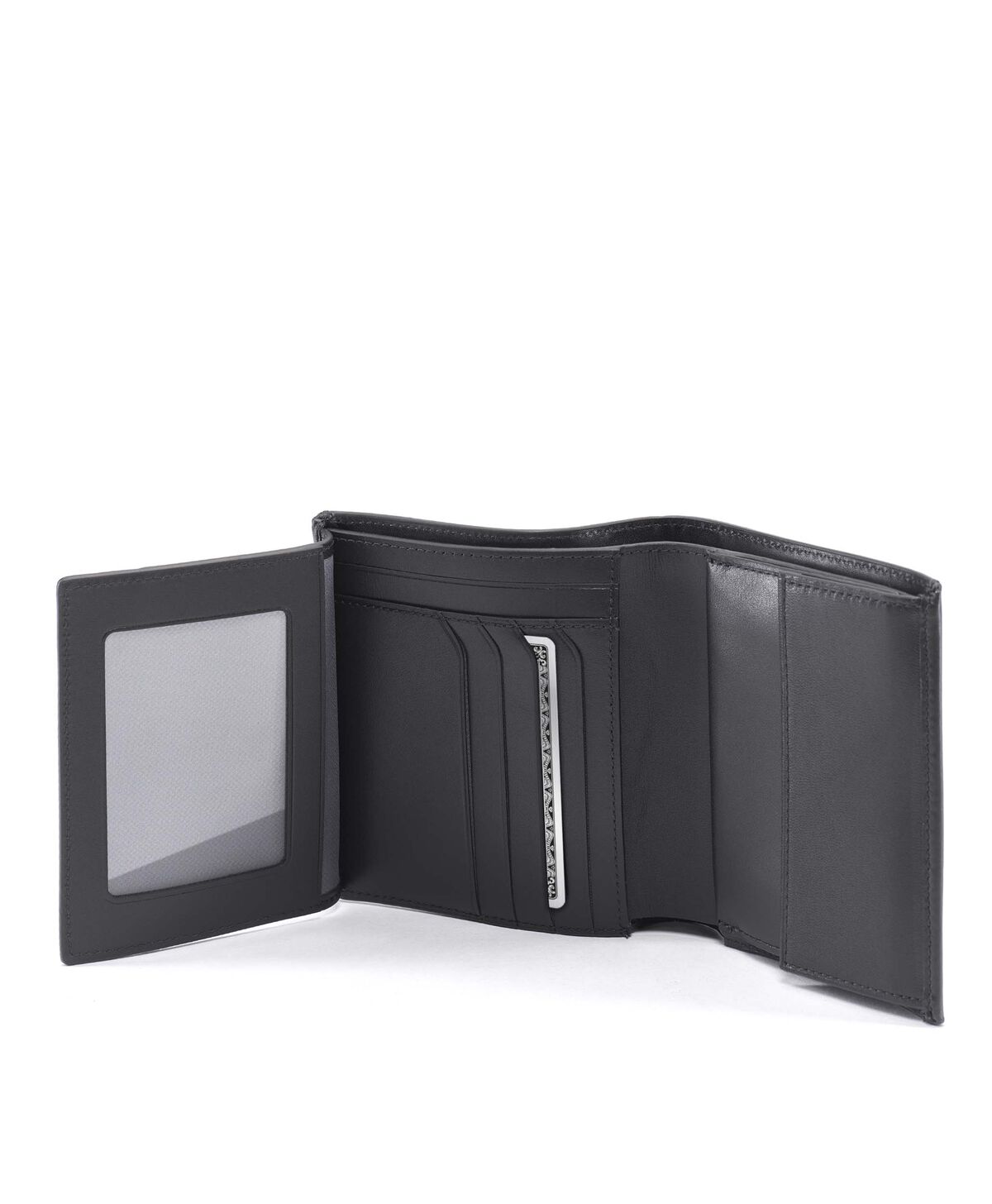 TUMI Nassau GLOBAL FLIP COIN WALLET  Black Smooth