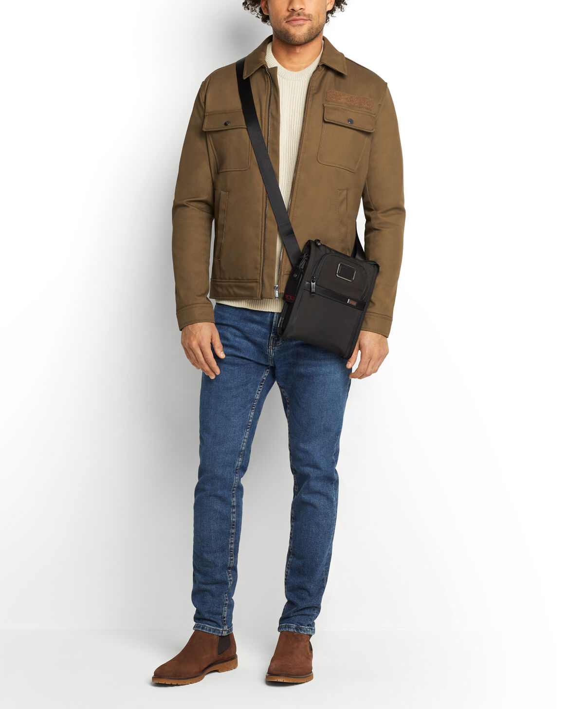 TUMI Alpha 3 POCKET BAG SMALL Black