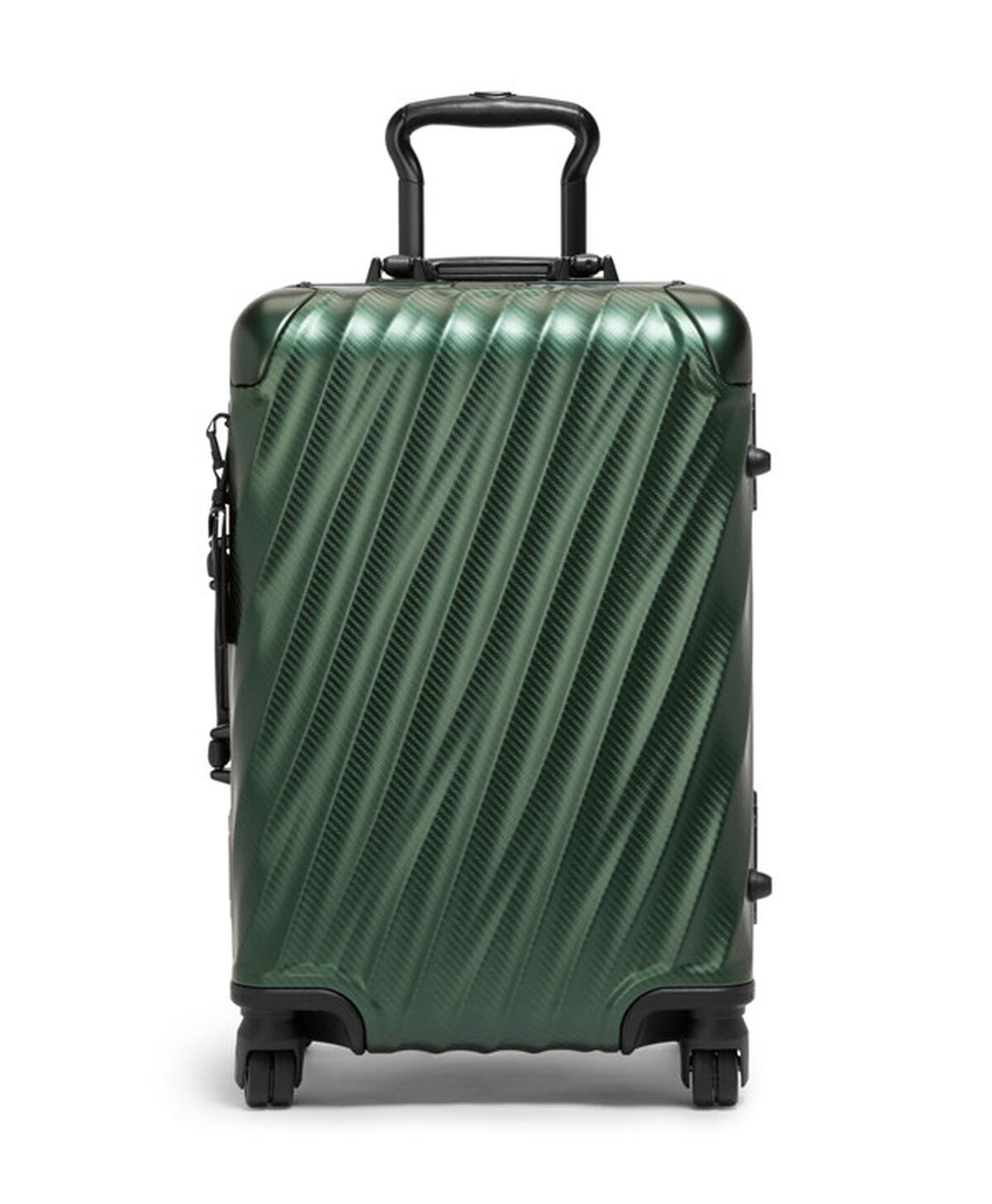 TUMI 19 Degree Aluminium INTERNATIONAL CARRY-ON Texture Forest Green