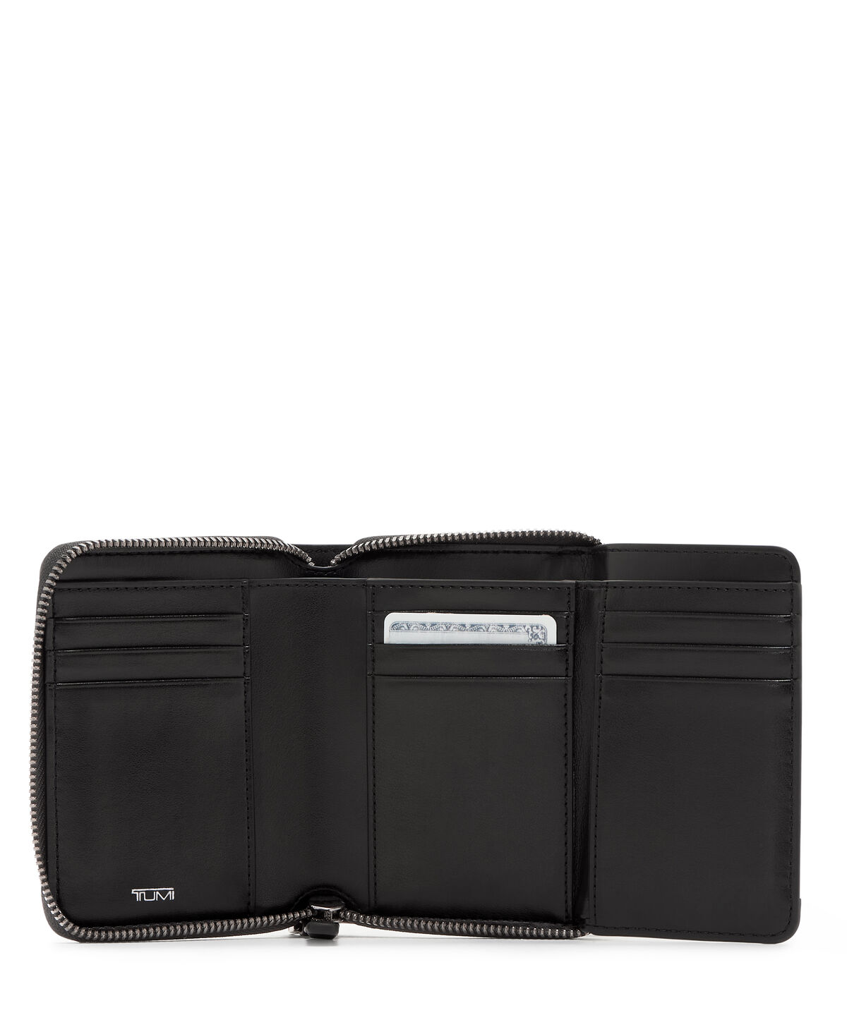 TUMI Belden TRI-FOLD ZIP-AROUND  Black