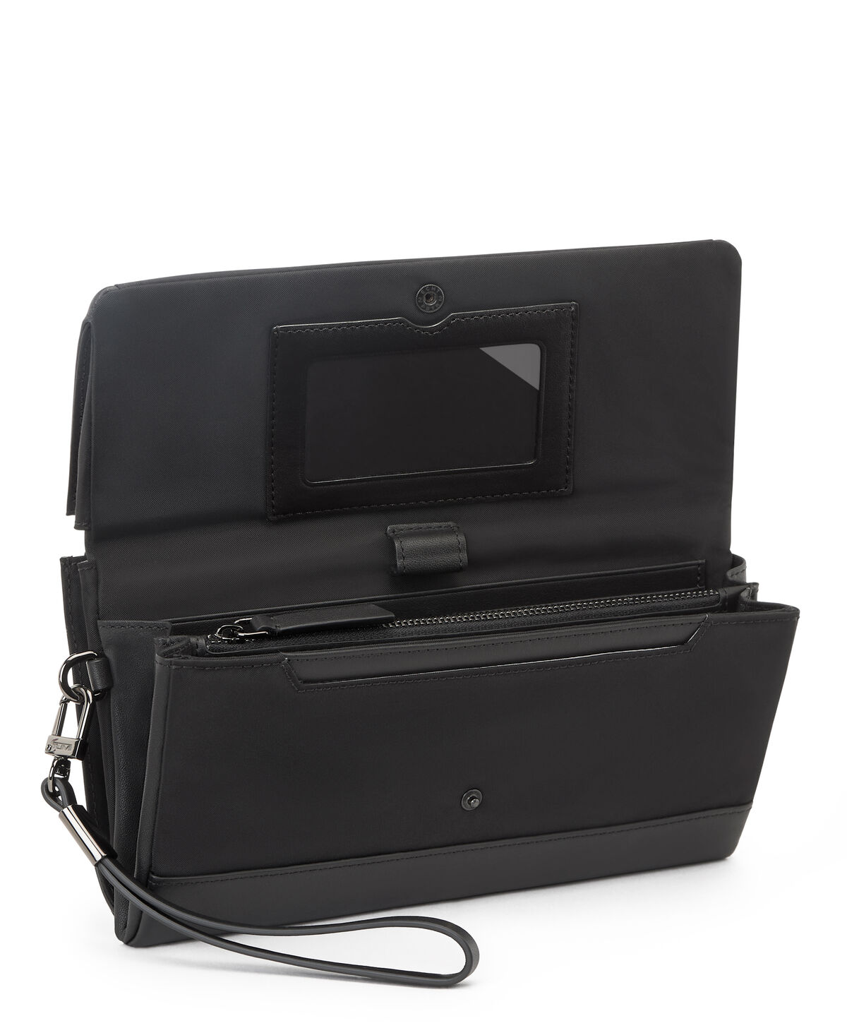 TUMI Voyageur Slg TRAVEL WALLET  Black/Gunmetal