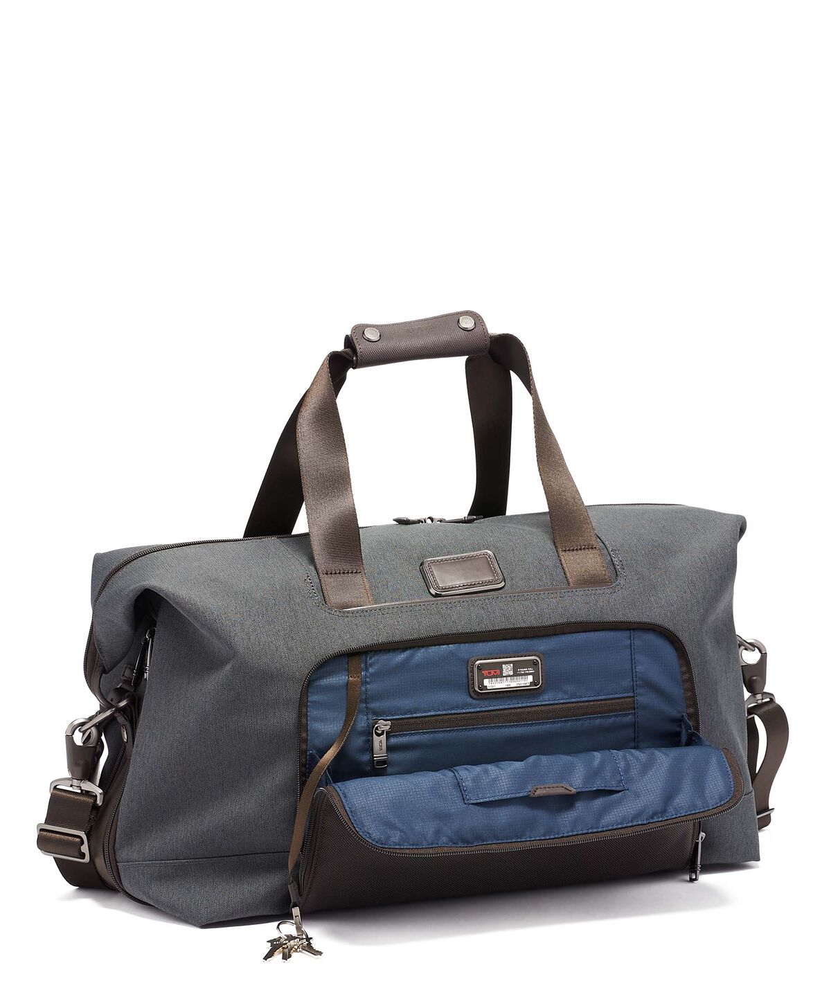 TUMI Alpha 3 DOUBLE EXPANSION SATCHEL Anthracite