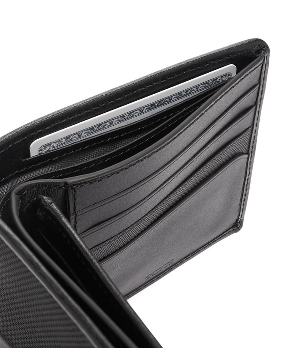 TUMI Alpha GLOBAL CENTER FLIP PASSCASE  Black