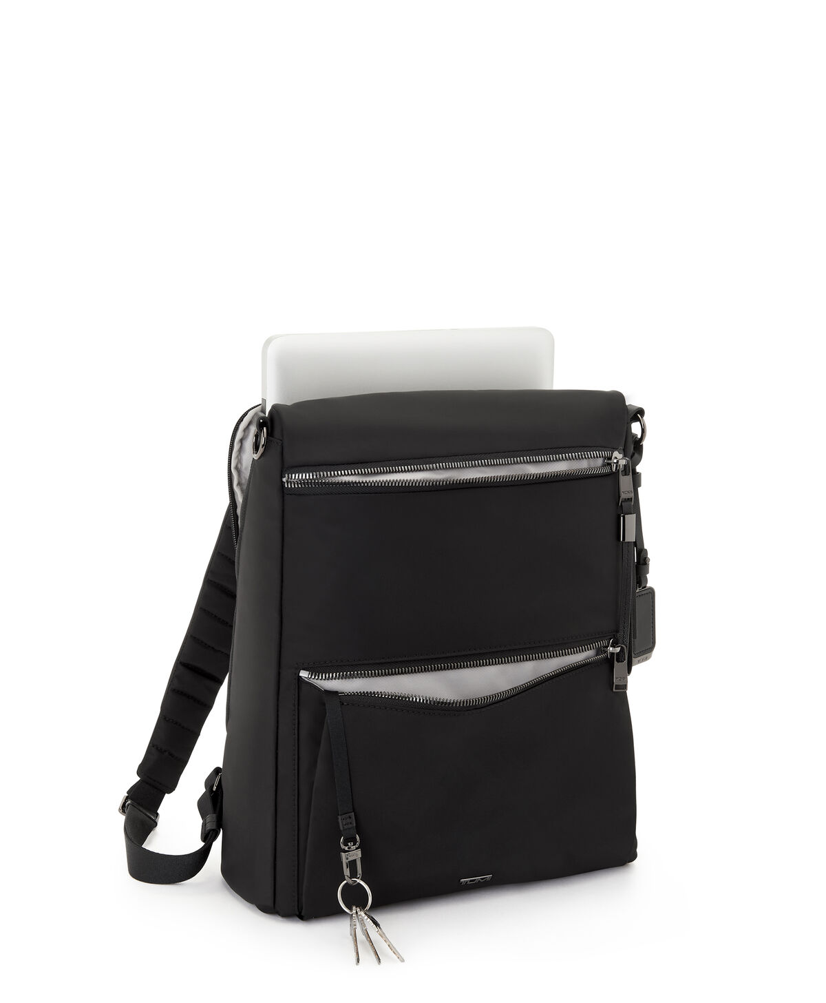 TUMI Voyageur LEIGH BACKPACK/TOTE  Black/Gunmetal