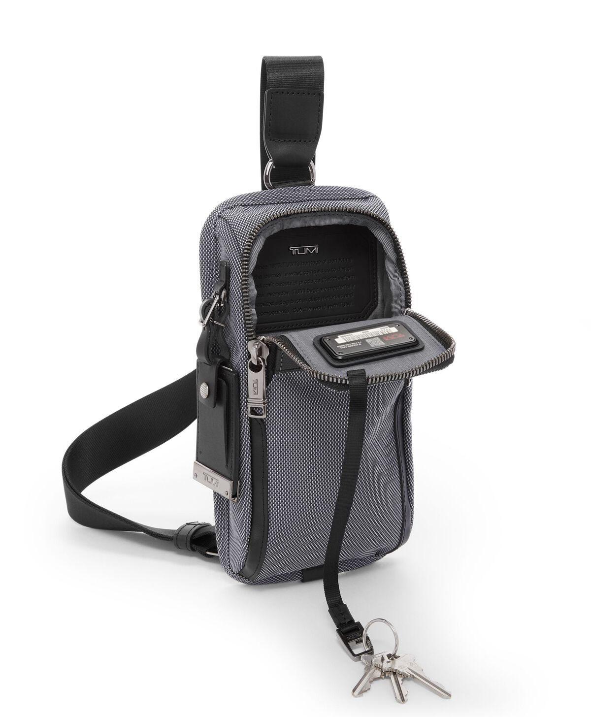 TUMI Alpha 3 COMPACT SLING  Meteor Grey