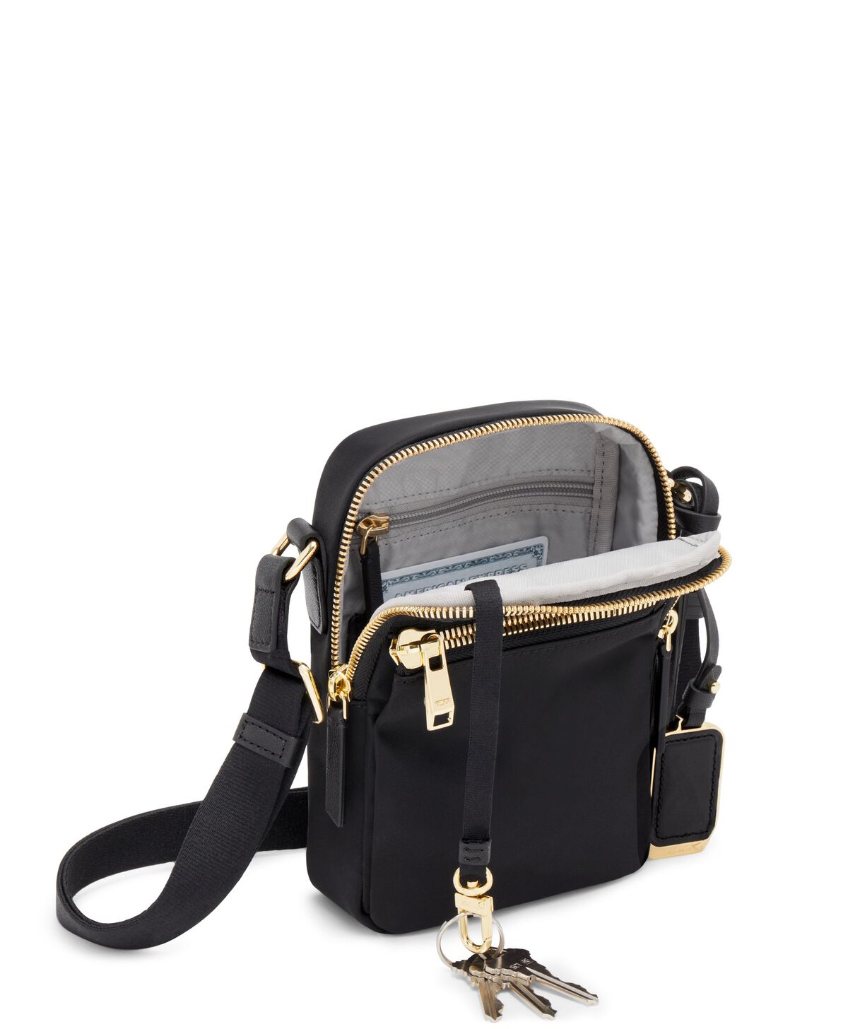 TUMI Voyageur PERSIA CROSSBODY  Black/Gold