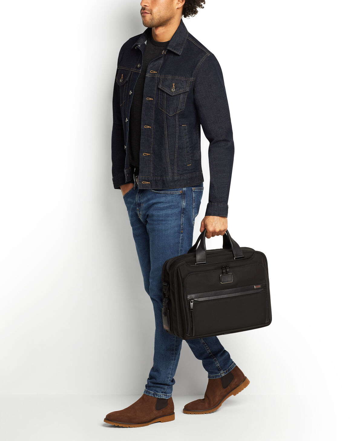 TUMI Alpha 3 ORGANIZER BRIEF Black