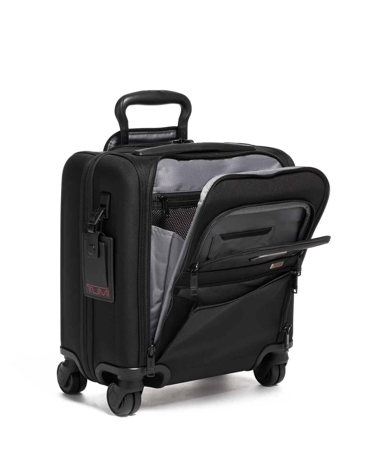 TUMI Alpha 3 SM COMPACT 4 WHL BRIEF  Black