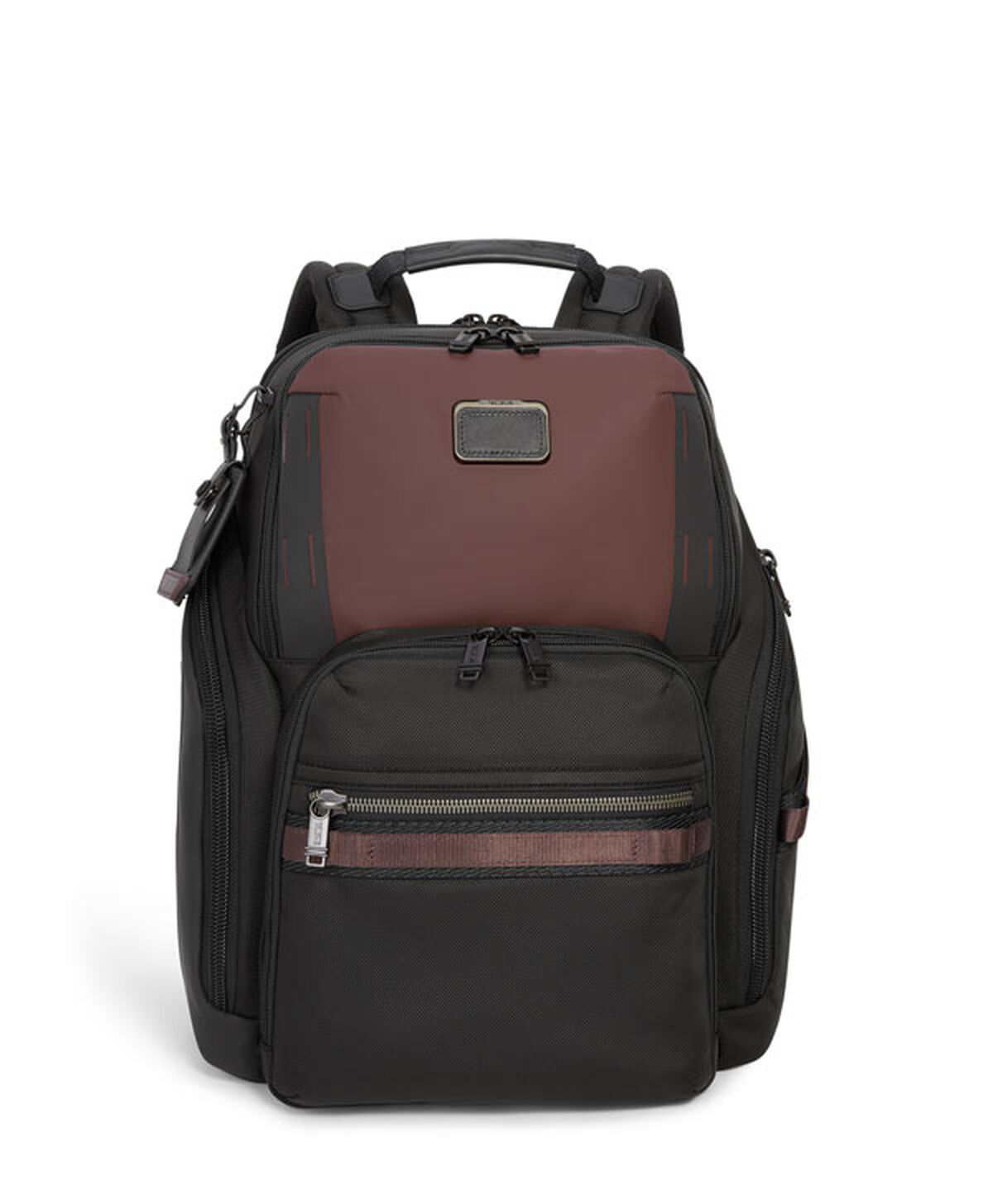 TUMI ALPHA BRAVO Search Backpack Oxblood