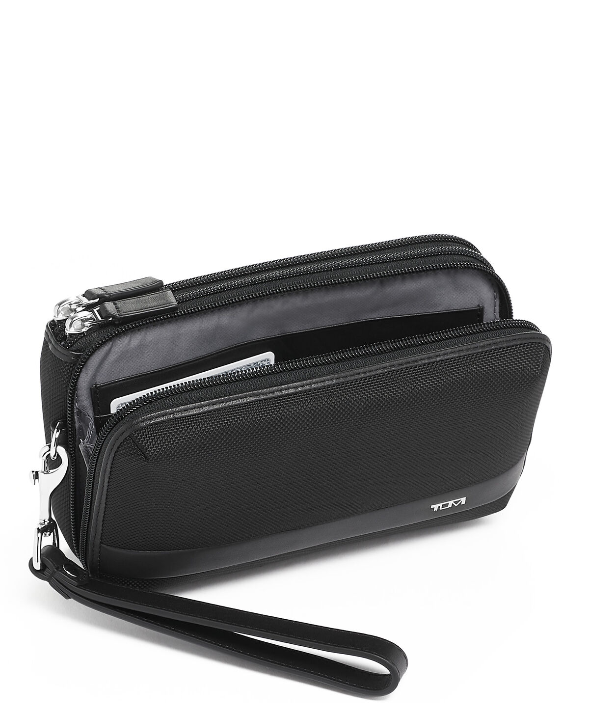 ALPHA Triple Zip Clutch