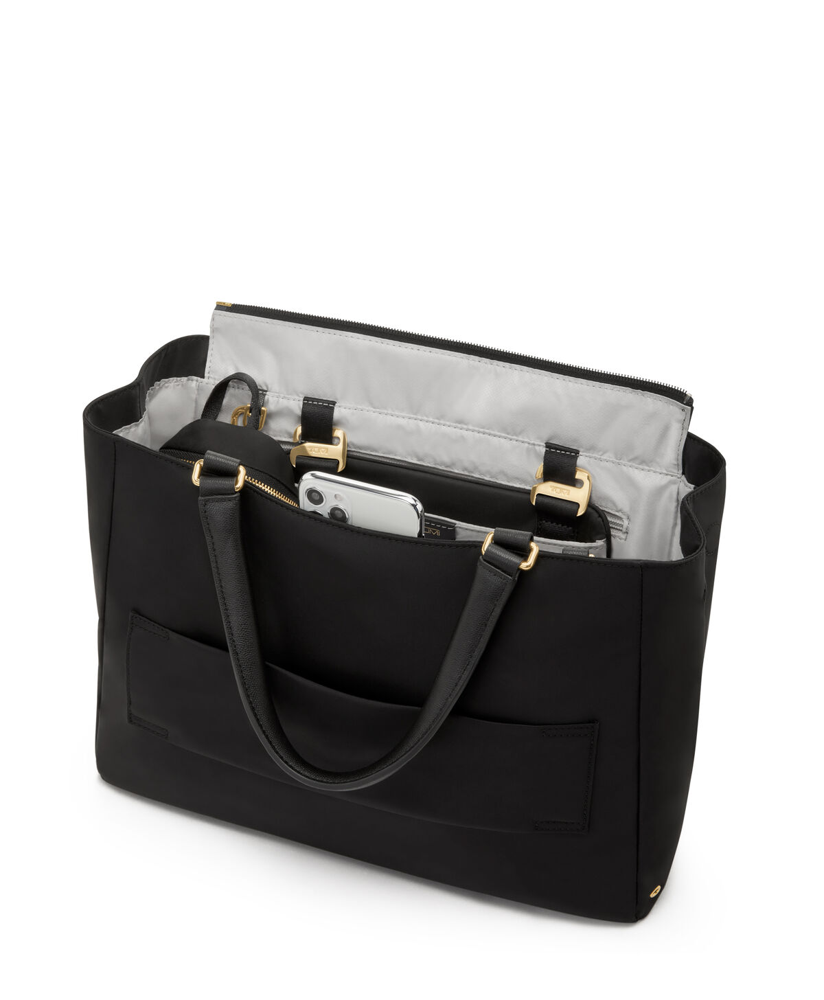 TUMI Voyageur VALETTA MEDIUM TOTE  Black/Gold